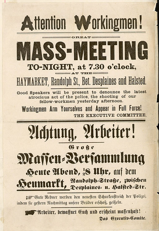 Plakat von 1886